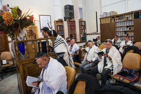 مراسم دعای کلیمیان برای سلامتی مقام معظم رهبری بمناسبت دهه فجر 